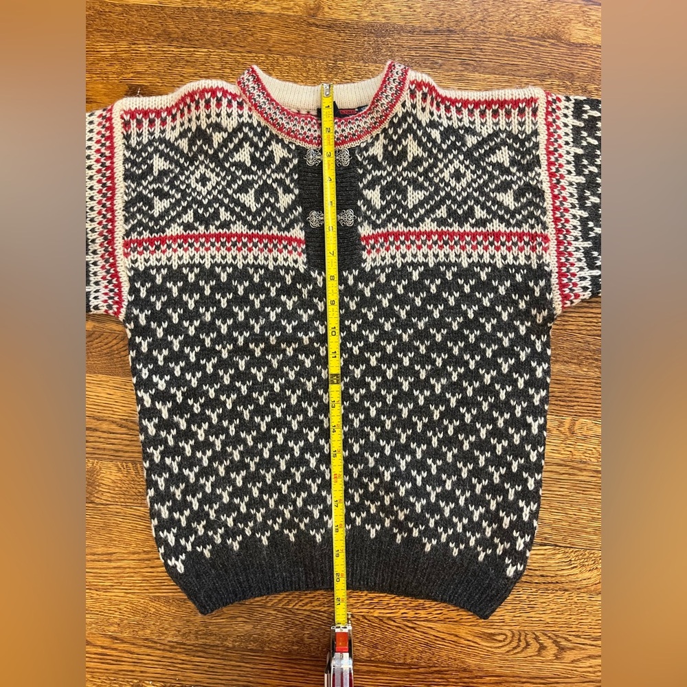 Vintage Bosselini Sport Wool Sweater Retro Alpine Knitwear Nordic Après-Ski s - Picture 7 of 10